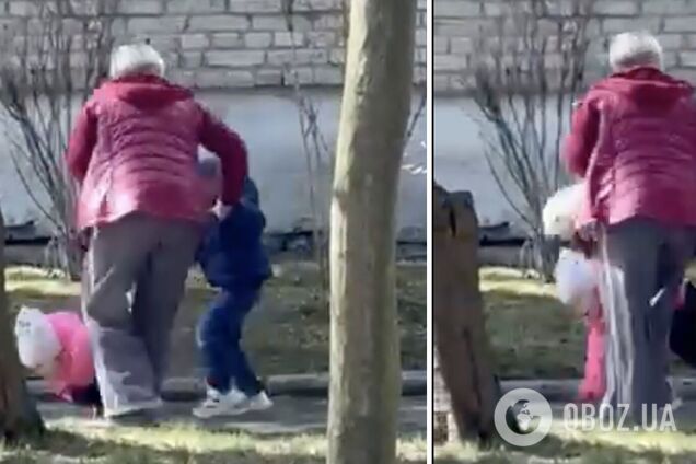 'Ты умеешь ходить?! Я тебя спрашиваю!' Во Львове уволили воспитательницу, которая во время прогулки оскорбляла и дергала детей: момент сняли на видео