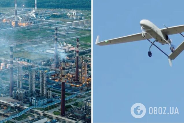 Дрони атакували Киришський НПЗ, сталась пожежа: це один із ключових заводів Росії. Відео