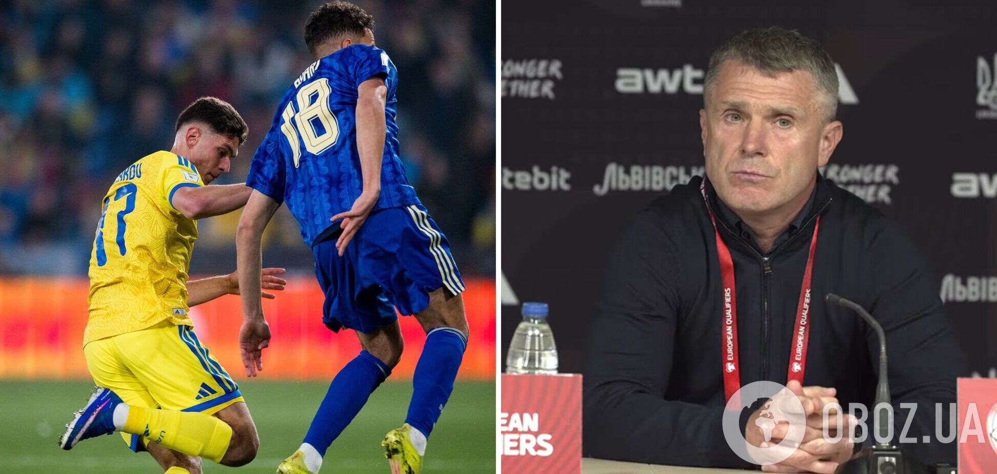 'Есть еще одна игра': Ребров ответил на вопрос об отставке после поражения Украины от Швецией в плей-офф ЧМ-2026