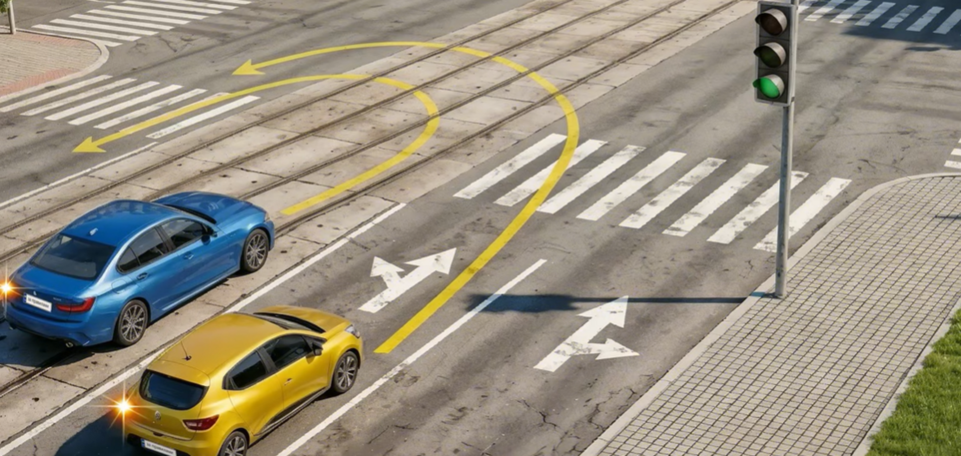 Хто порушує правила, виконуючи розворот? Тест на знання ПДР