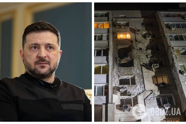 'Росія не хоче закінчувати війну': Зеленський назвав атаку на Одесу терором проти цивільного населення