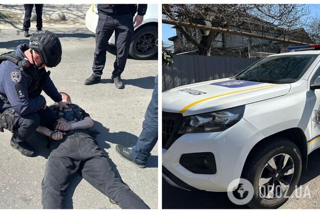 В Одесі чоловік влаштував стрілянину на вулиці: в руках у нього була граната. Фото і відео