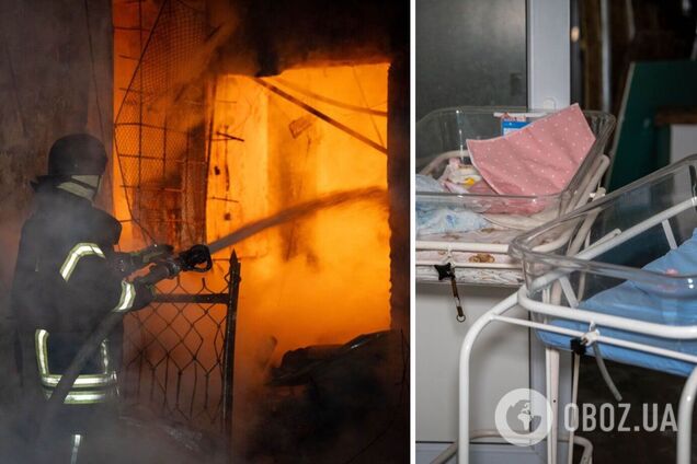 Евакуйовані десятки людей, пошкоджено дах пологового: у мережі показали наслідки атаки на Одесу