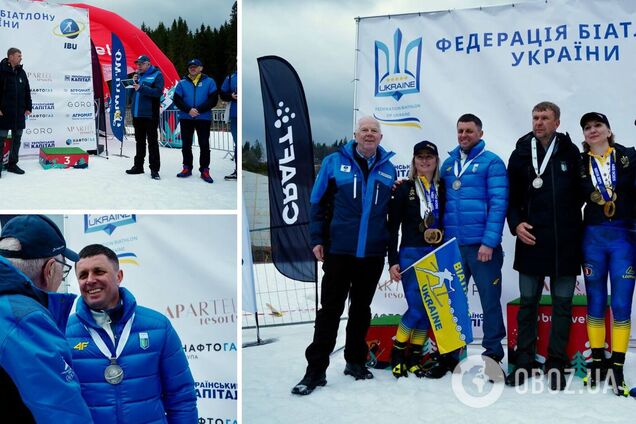 Україні вручили відібрану в Росії медаль чемпіонату світу з біатлону. Фотофакт