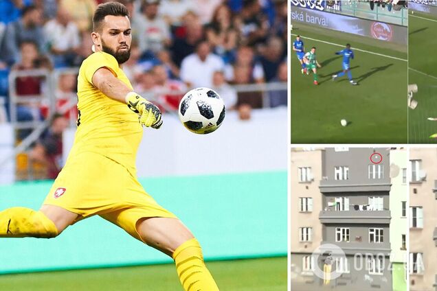 Чеському голкіперу вдався 'найбільш незвичайний удар в історії'. Відео зібрало 1.7 млн переглядів