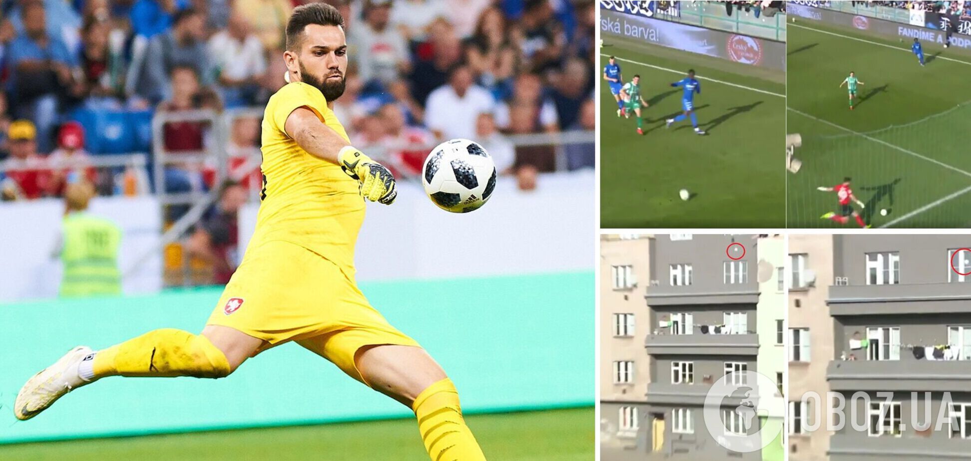 Чеському голкіперу вдався 'найбільш незвичайний удар в історії'. Відео зібрало 1.7 млн переглядів