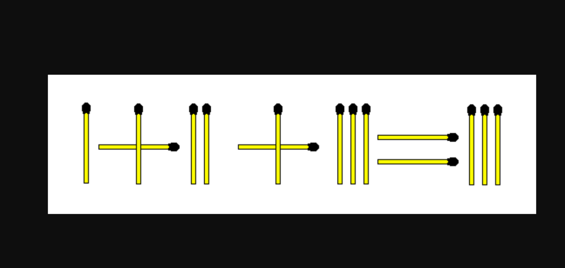 Передвиньте одну спичку: головоломка для сообразительных