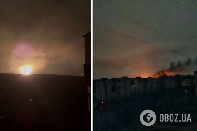 Оккупированный Алчевск оказался без света после взрывов: дроны ударили по заводу и подстанции. Фото и видео