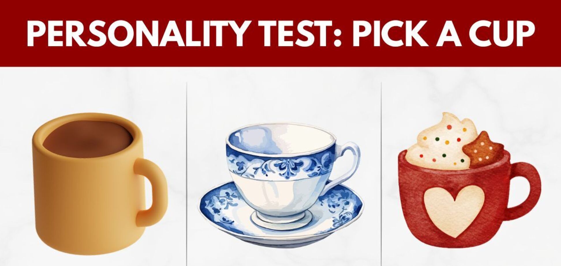 Выберите чашку: тест покажет ваши скрытые черты характера