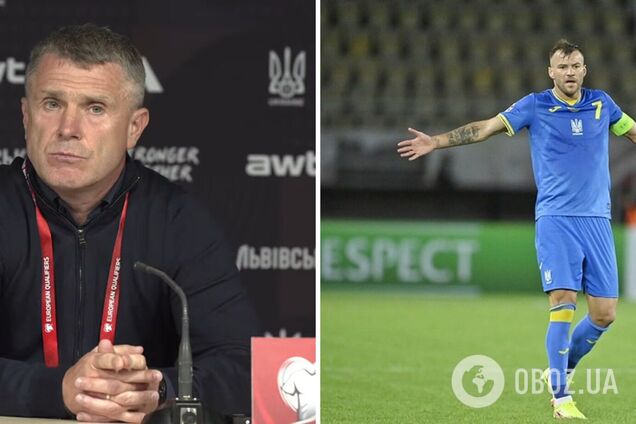 Ребров відповів, чому не викликав до збірної України Ярмоленка, який може побити рекорд Шевченка