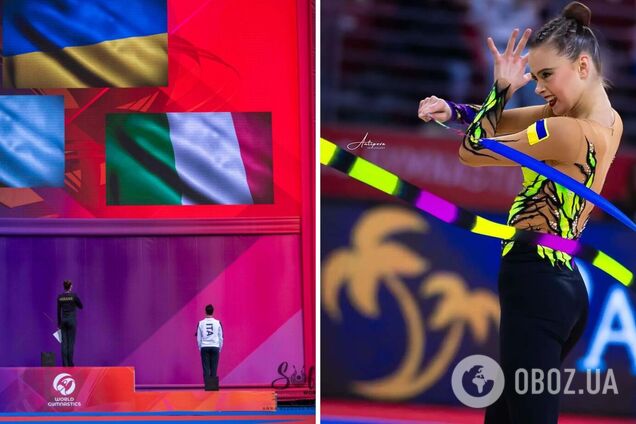 Онофрийчук заставила слушать гимн Украины россиянку, которая не выдержала и устроила нелепый протест. Видео