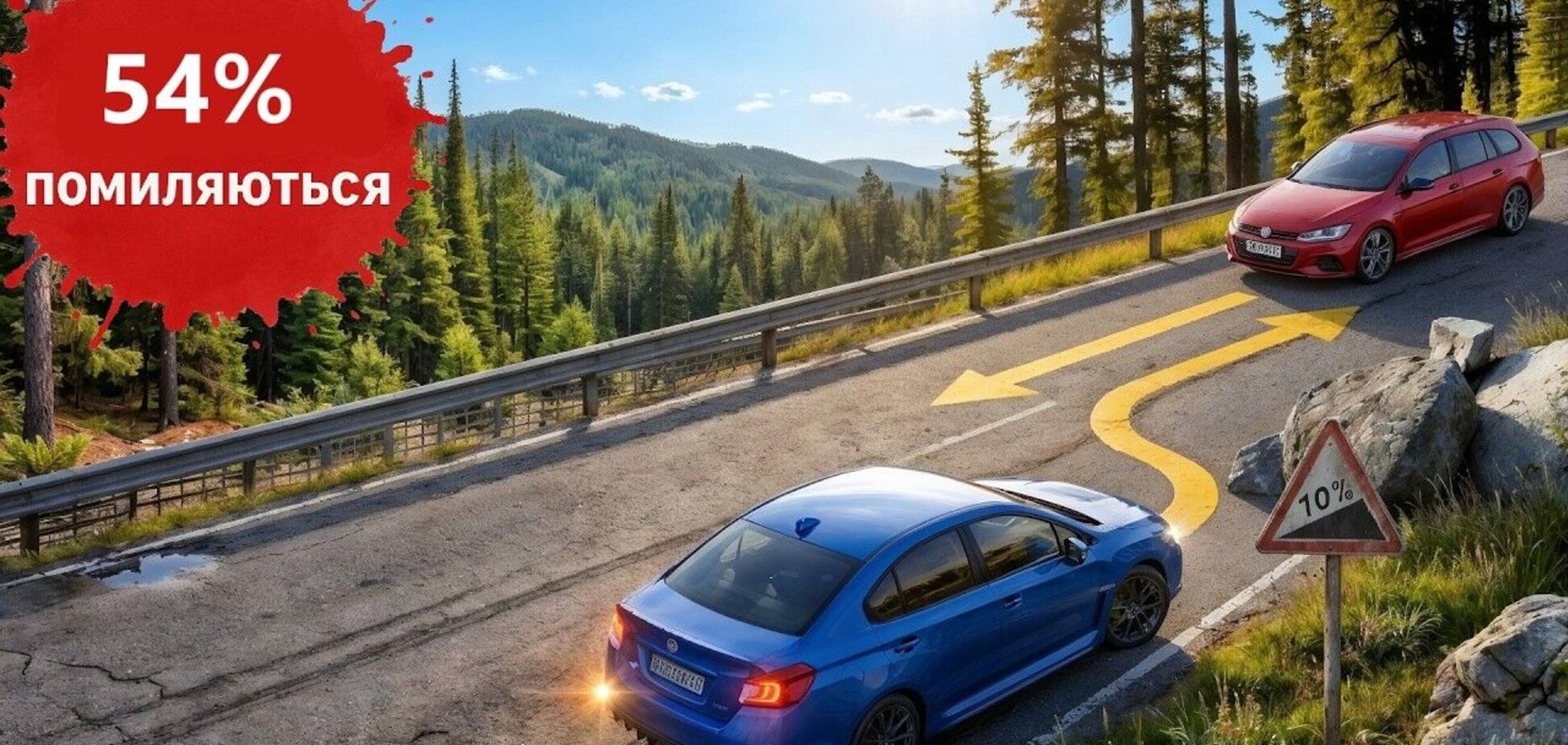 Кто должен дать дорогу? Непростой тест на знание ПДД