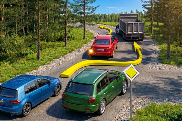 Кто нарушает правила, выполняя обгон? Задание по ПДД