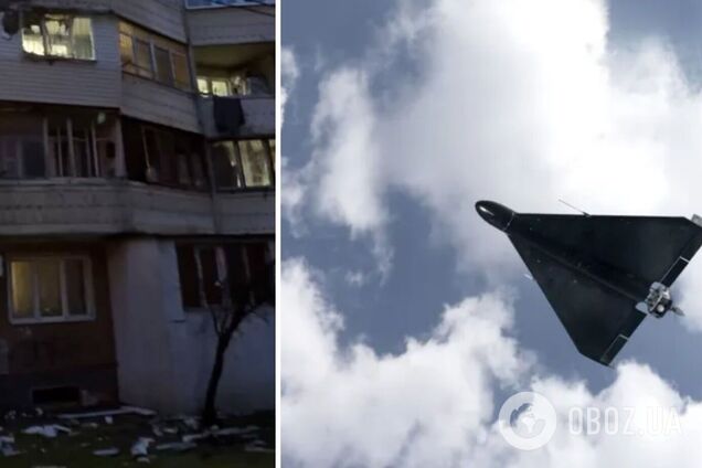Оккупанты атаковали Одессу дронами: повреждена многоэтажка, есть пострадавший. Фото