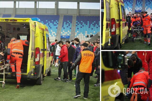 'Ужасные кадры'. Матч отбора на Евро-2027 по футболу был прерван из-за реанимации главного тренера сборной Турции. Видео