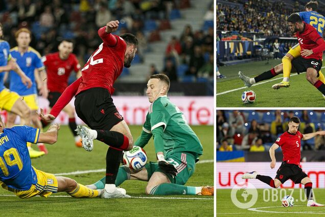 Украина смогла обыграть Албанию. Видео