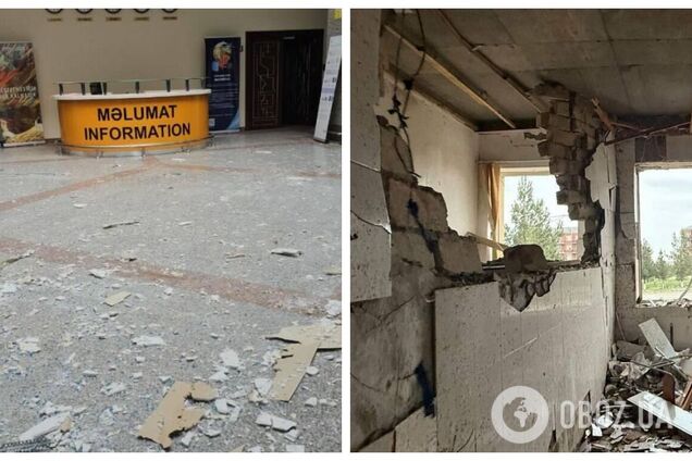 Безпілотник, який летів з Ірану, впав поблизу аеропорту у Азербайджані: є поранені, МЗС викликало посла Ірану