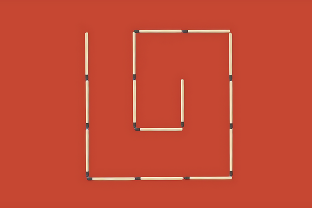 Пересуньте 3 сірники: непроста головоломка