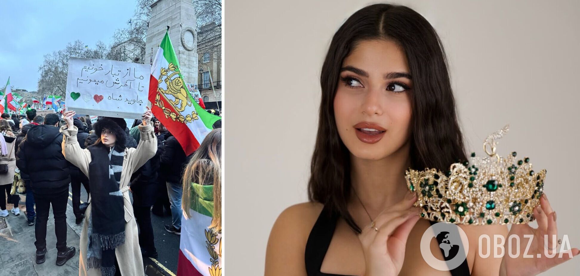 Голубка мира по-ирански: как самая красивая женщина Ирана отреагировала на войну на родине и где она пересиживает военные действия