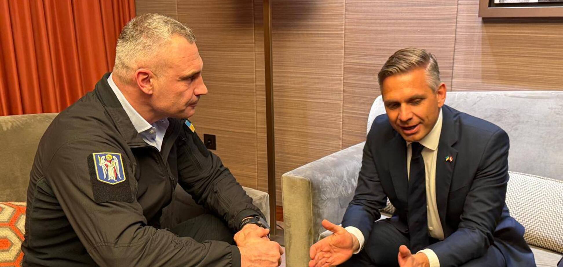 Кличко встретился с министром экономики, энергетики и туризма Австрии Гаттманнсдорфером