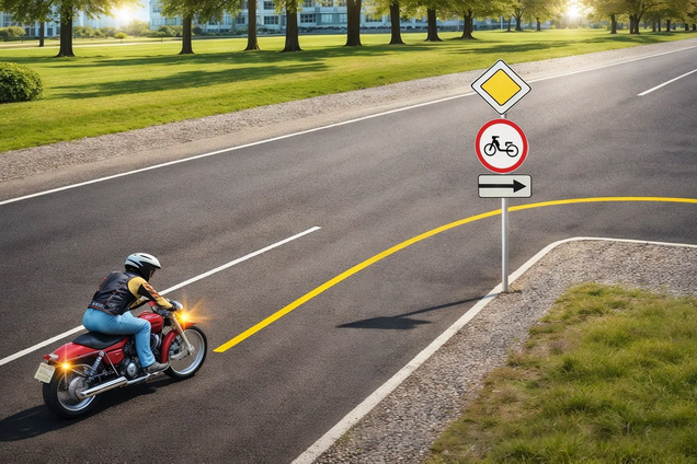 Можно ли повернуть направо? Тест на знание ПДД