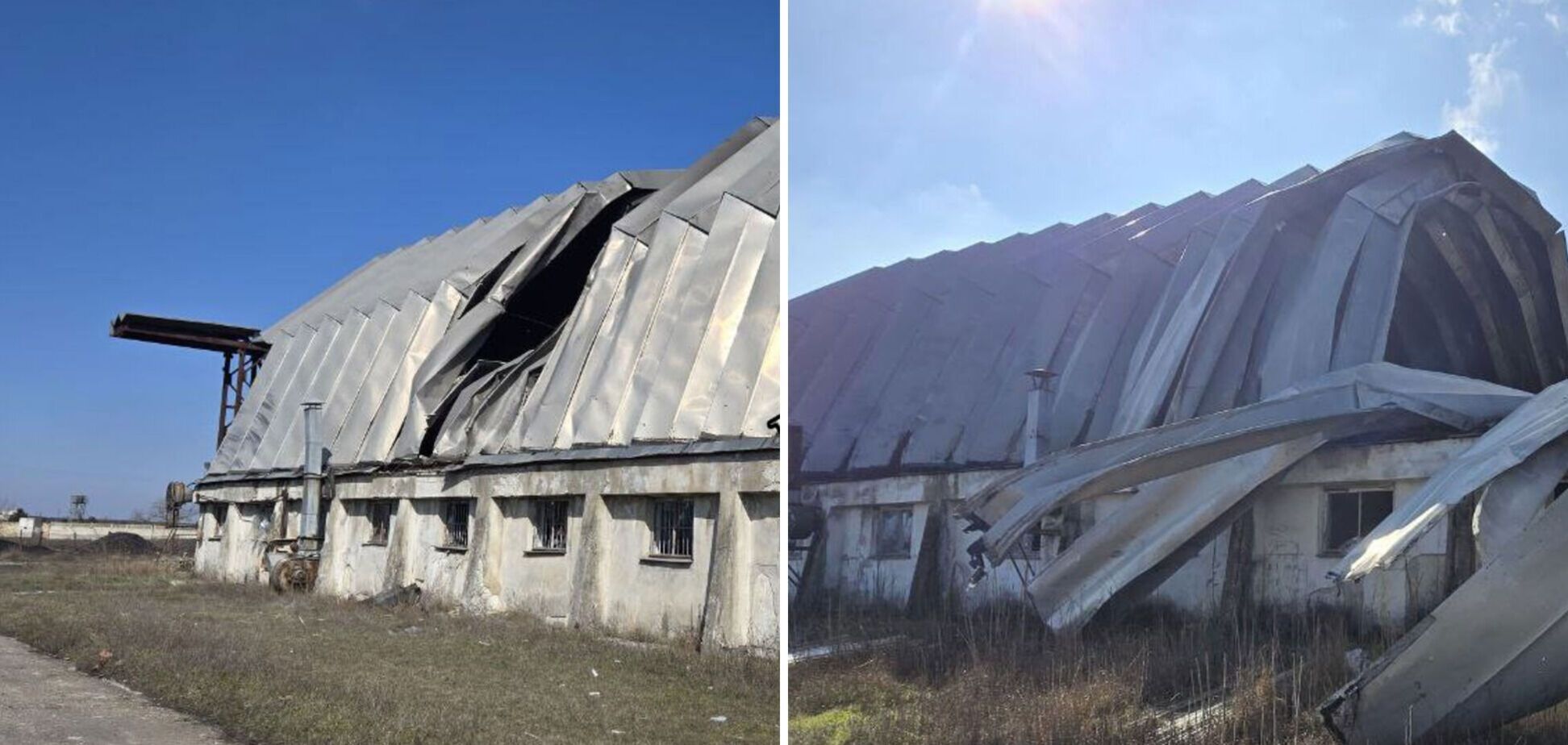 Удар по Евпаторийскому авиаремонтному заводу: новые подробности и фото поражений