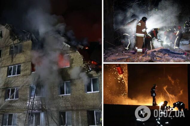 Украина была под массированной атакой 'Шахедов' и ракет: есть жертвы и раненые, повреждена инфраструктура. Все детали и фото