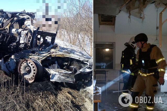 Окупанти поцілили по автівках і будинках на Сумщині: серед постраждалих – правоохоронці. Фото