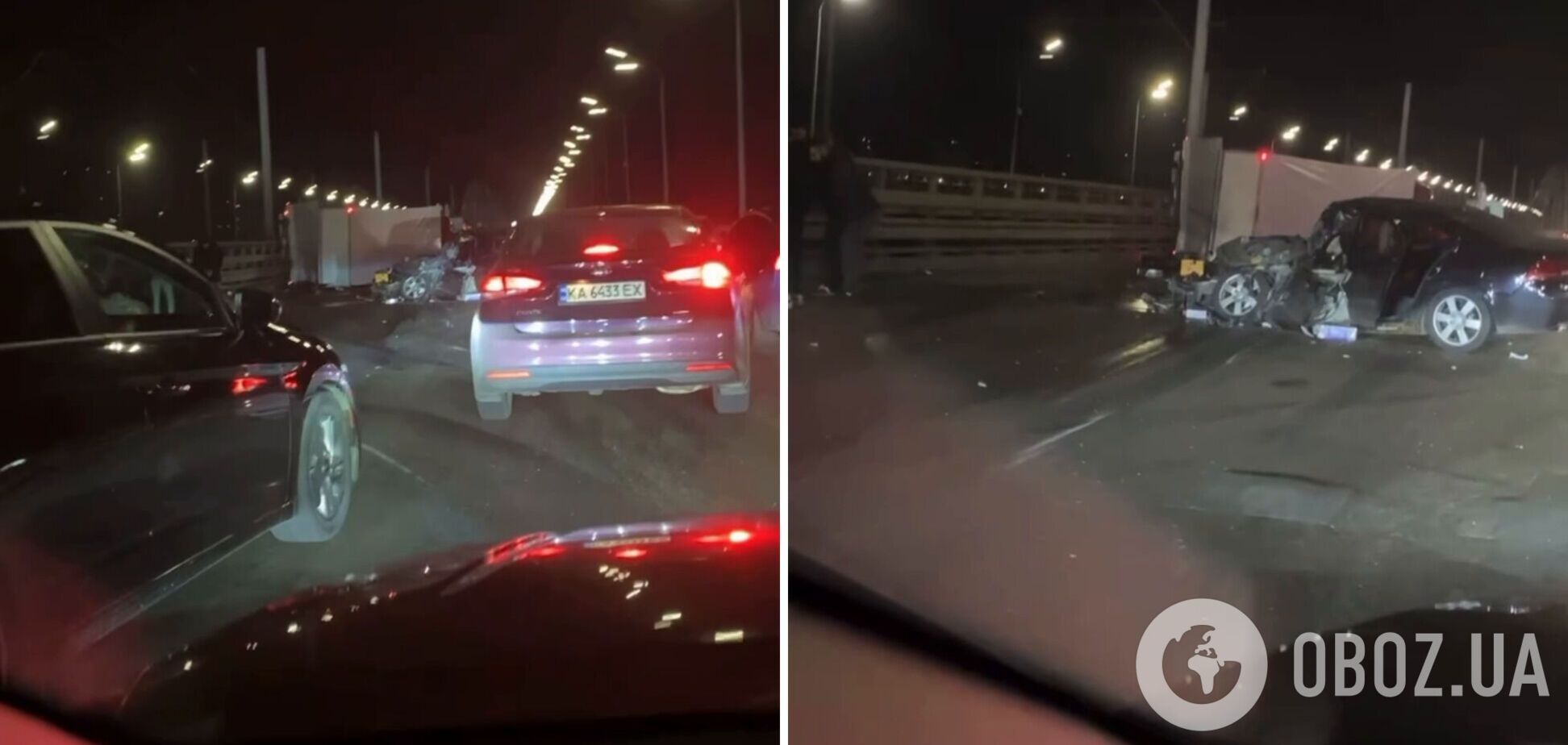 У Києві на Дарницькому мосту сталась ДТП: подробиці