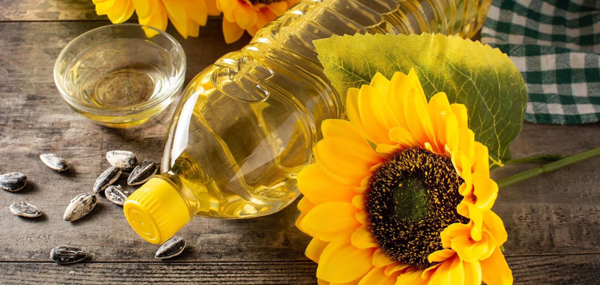 Иллюстрация - подсолнечное масло