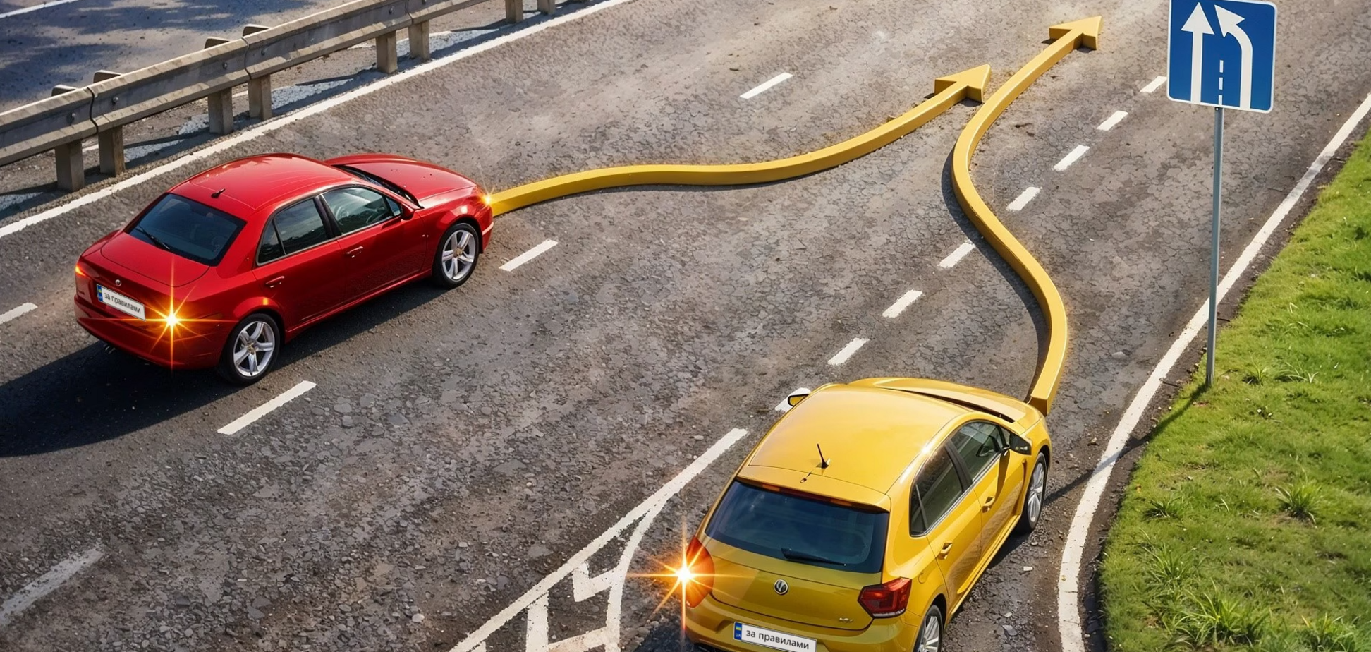 Хто повинен дати дорогу? Тест на знання ПДР