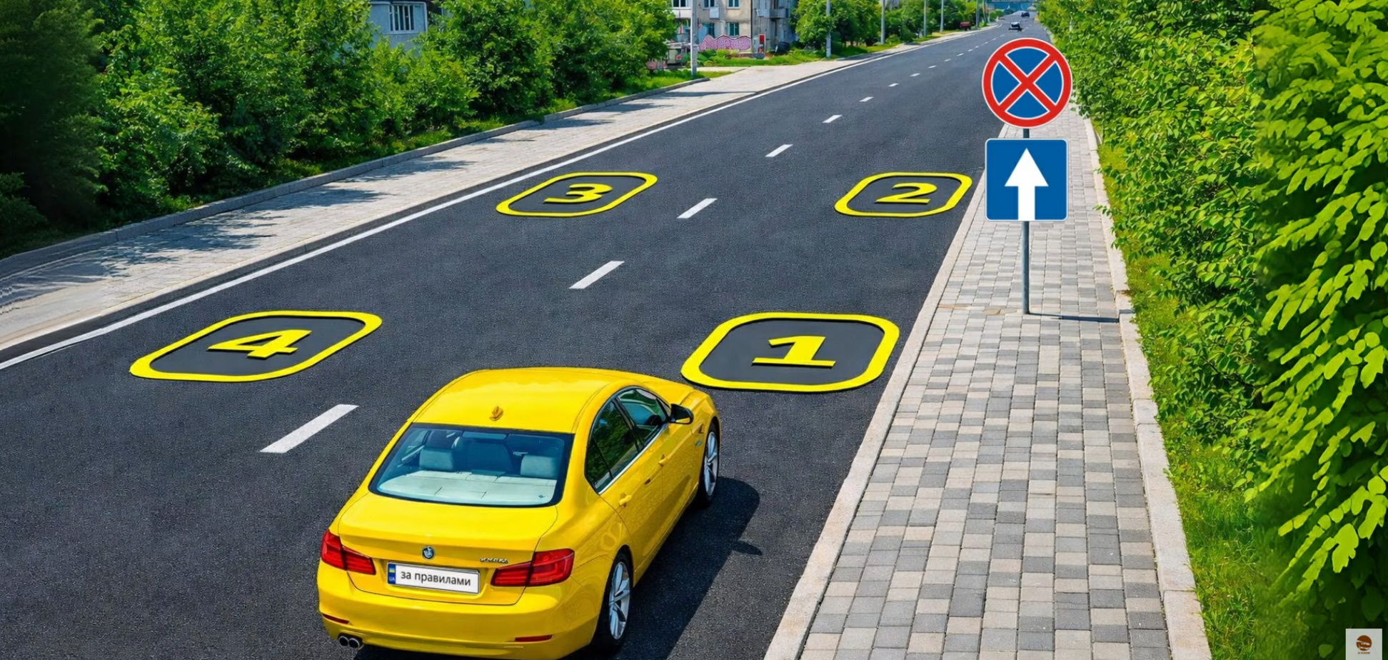 Де дозволено зупинитися? Тест для водіїв