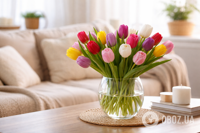 Тюльпани стоятимуть у вазі більше 2 тижнів: є простий трюк