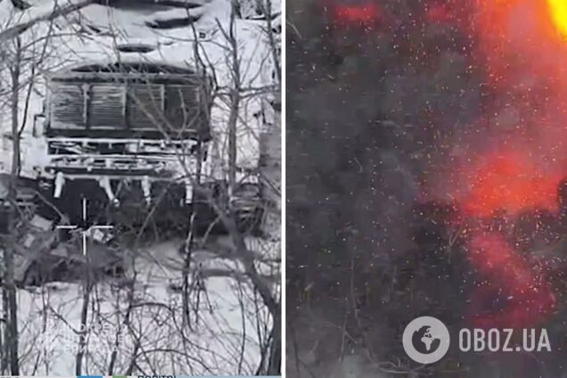 Відпрацювали ювелірно: українські військові 'наосліп' підірвали танк окупантів на Харківщині. Відео