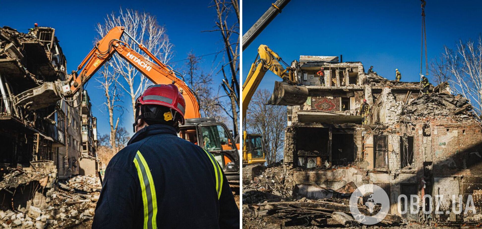 Серед жертв – двоє дітей: у Харкові завершили роботи на місці російського удару, оголошено День жалоби. Фото