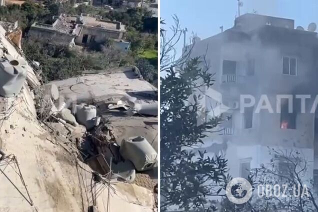 У Лівані внаслідок ізраїльської атаки знищено 'будинок російської культури': перетворився на руїни. Відео