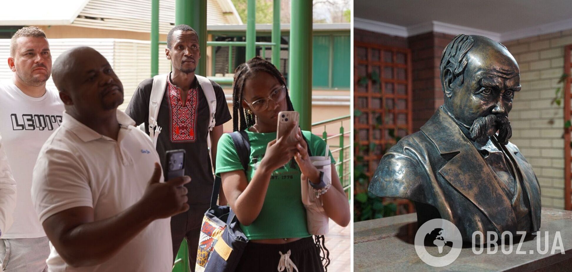 Историческое событие: в Ботсване установили первый в Африке памятник Тарасу Шевченко. Фото