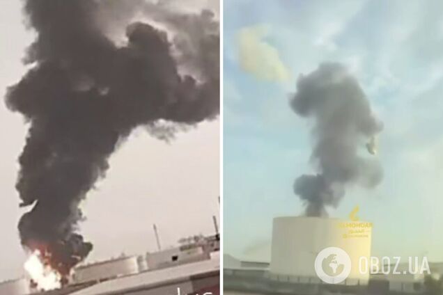 'Ключевой объект': Иран атаковал крупнейший НПЗ в Бахрейне, поднялся дым. Фото и видео