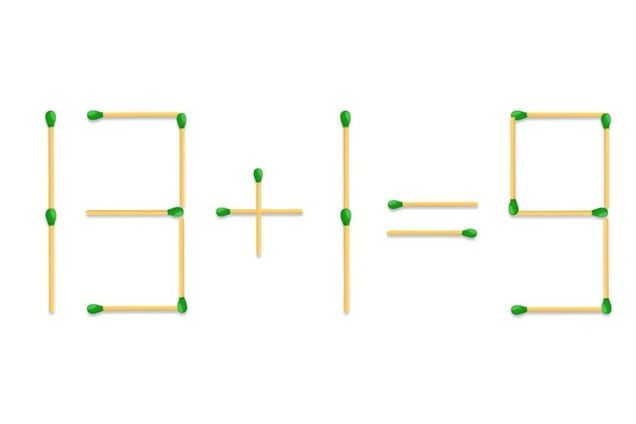 Пересуньте 2 сірники: хитра головоломка