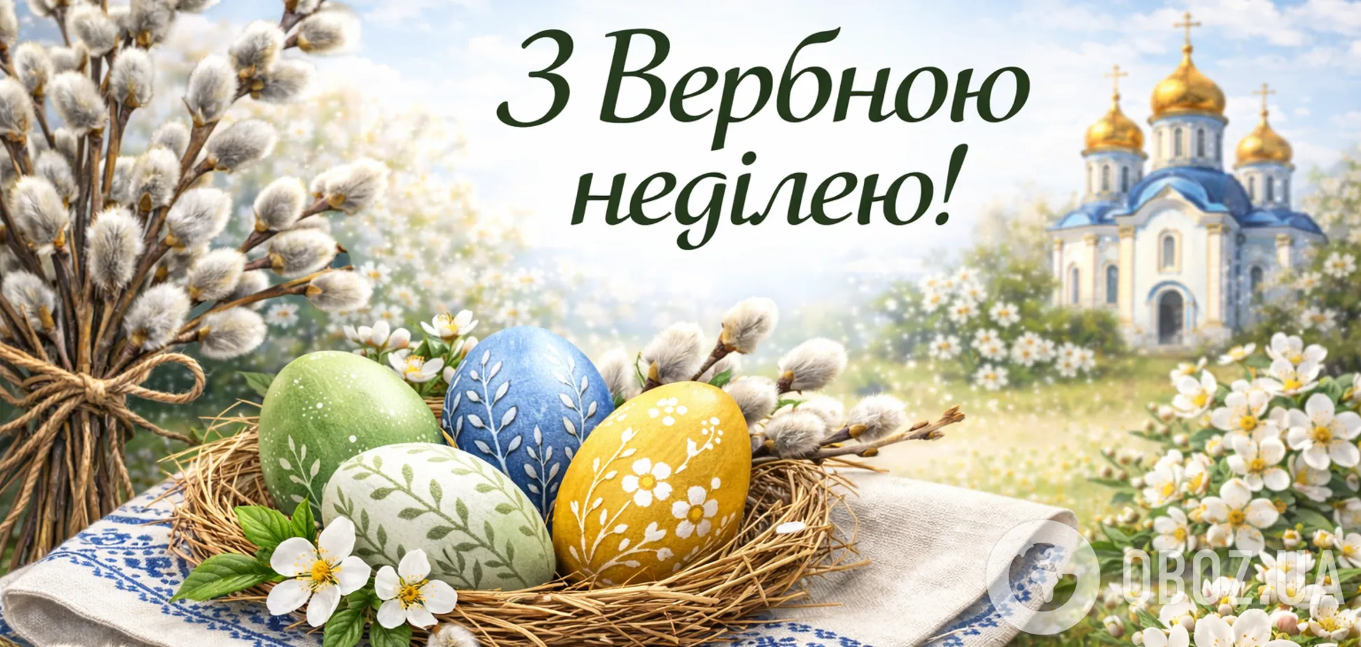 С Вербным воскресеньем 2026: красивые поздравления