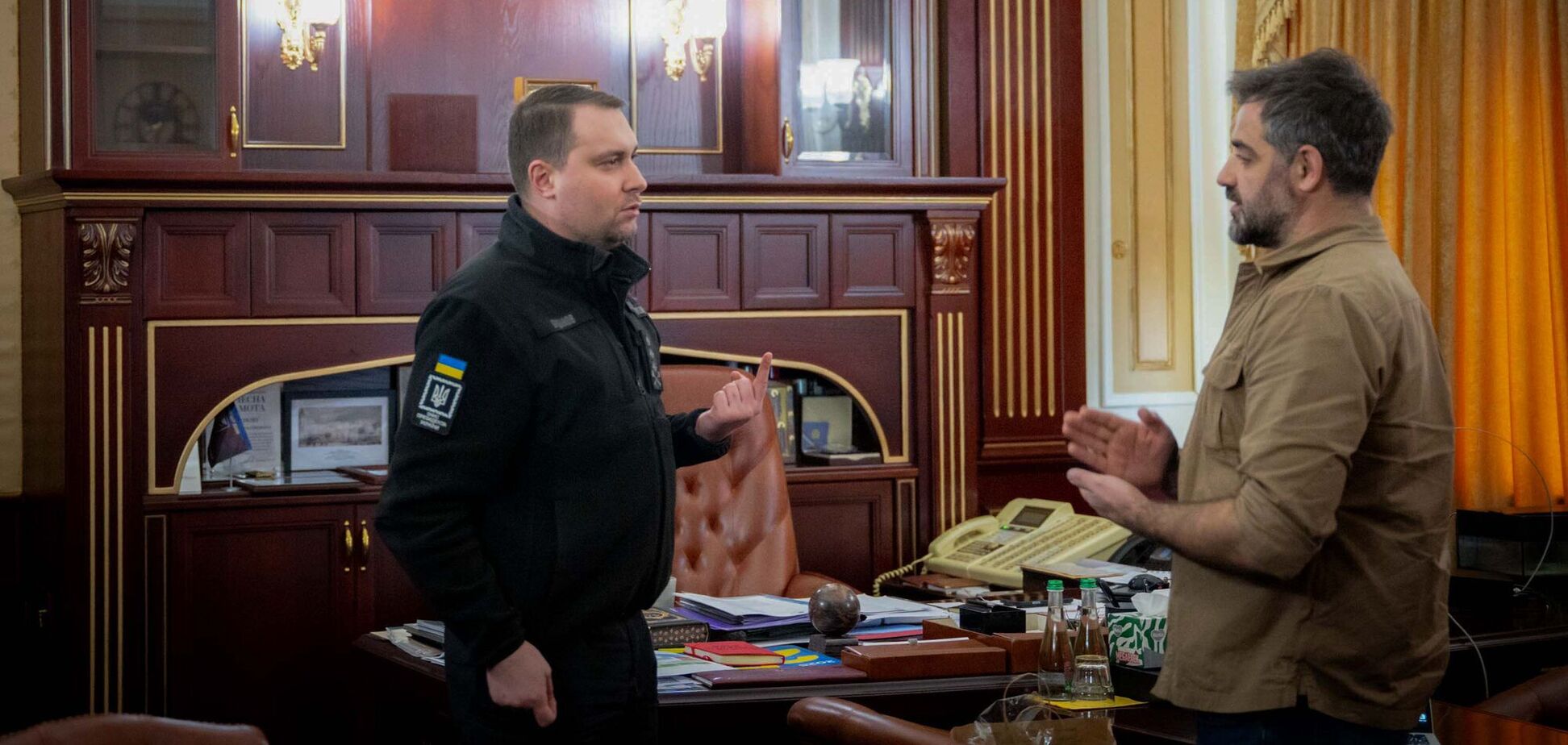 Режиссер фильма 'Киллхаус' Левицкий встретился с Будановым и поблагодарил за вклад ГУР в создание фильма