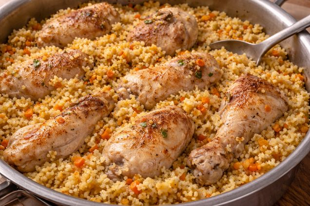 Курка з булгуром на сковорідці: рецепт швидкої страви для ситного обіду