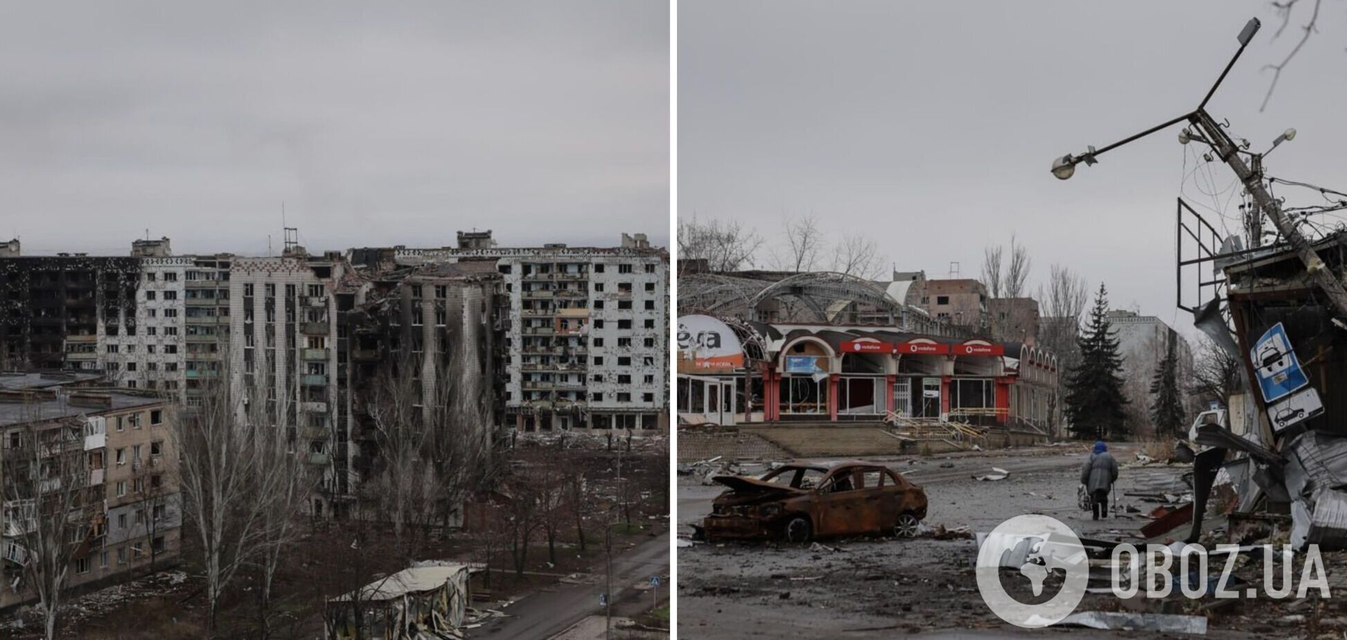 Любое передвижение по дорогам угрожает жизни: в ВСУ показали печальные кадры из истерзанной врагом Константиновки. Фото
