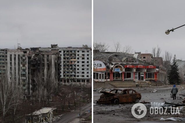 Любое передвижение по дорогам угрожает жизни: в ВСУ показали печальные кадры из истерзанной врагом Константиновки. Фото