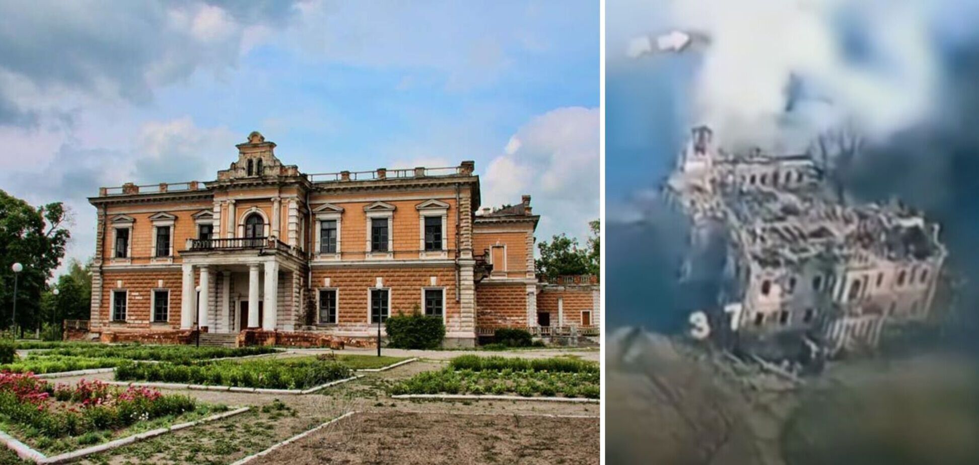 Оккупанты коварно уничтожили дворец Харитоненко на Сумщине. Фото, видео