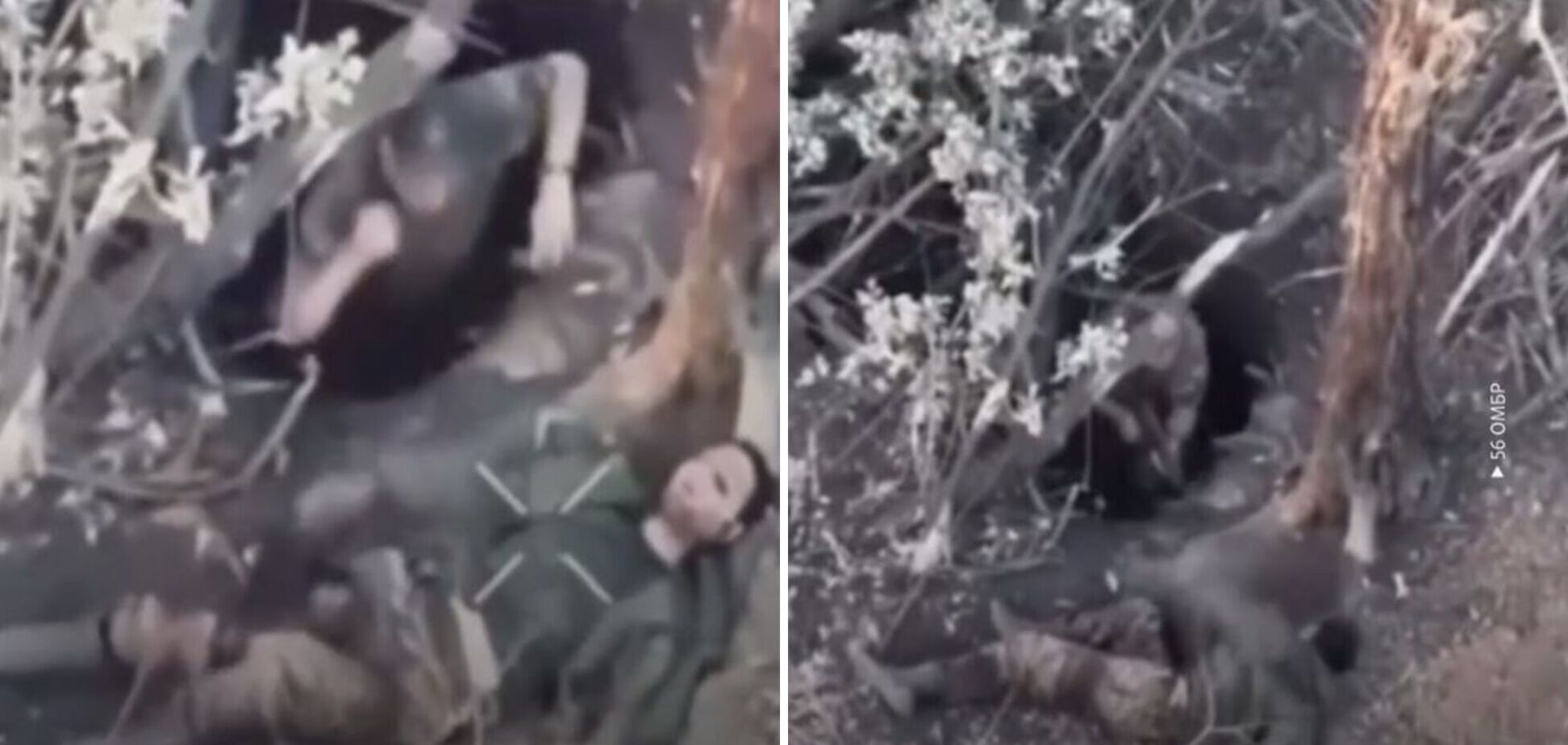 Окупант не пустив свого 'побратима' в укриття, боячись викриття позиції: у фіналі ліквідували їх обох. Відео