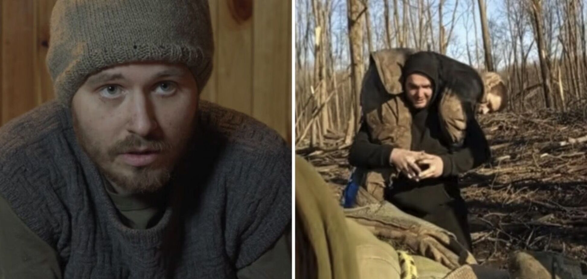 Українські військові взяли в полон пораненого окупанта-білоруса: його несли на собі 10 км по замінованих полях. Відео