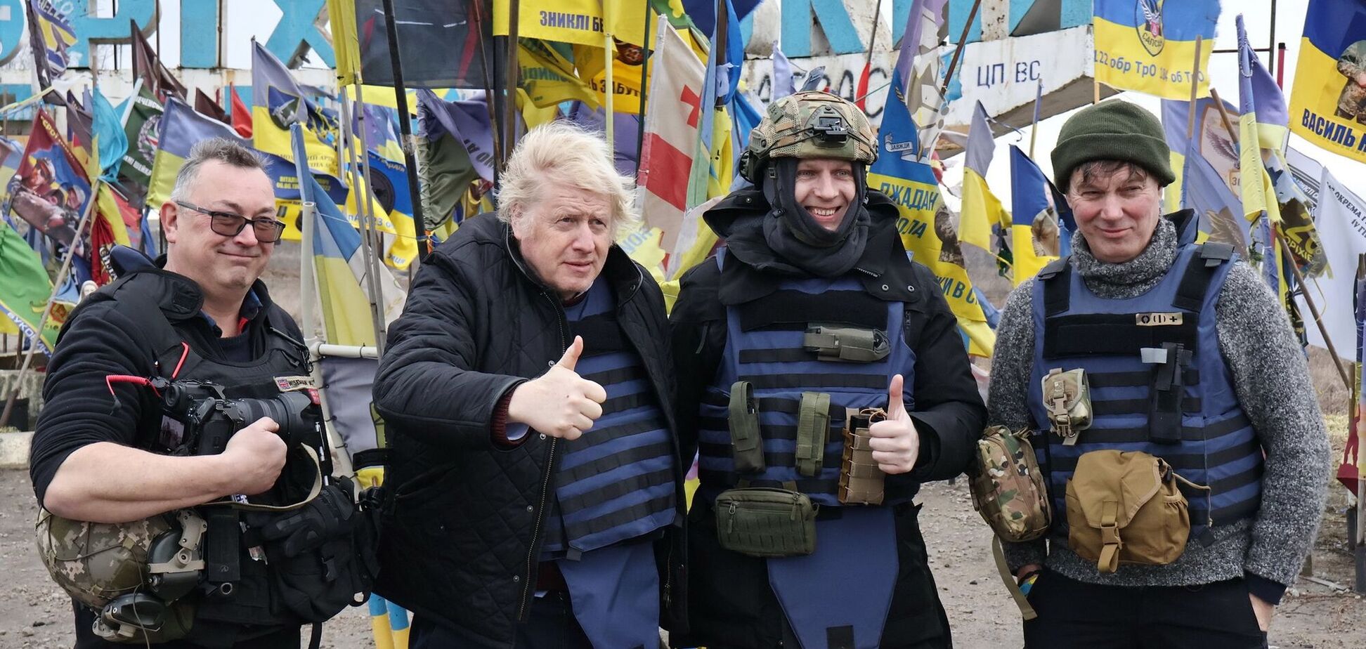 'Таємне фронтове відрядження': Борис Джонсон відвідав позиції Сил оборони на Запорізькому напрямку і поділився враженнями. Фото