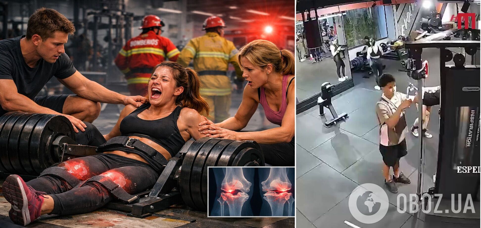 Тренажер у залі зламав обидва коліна дівчині в Бразилії. Відео