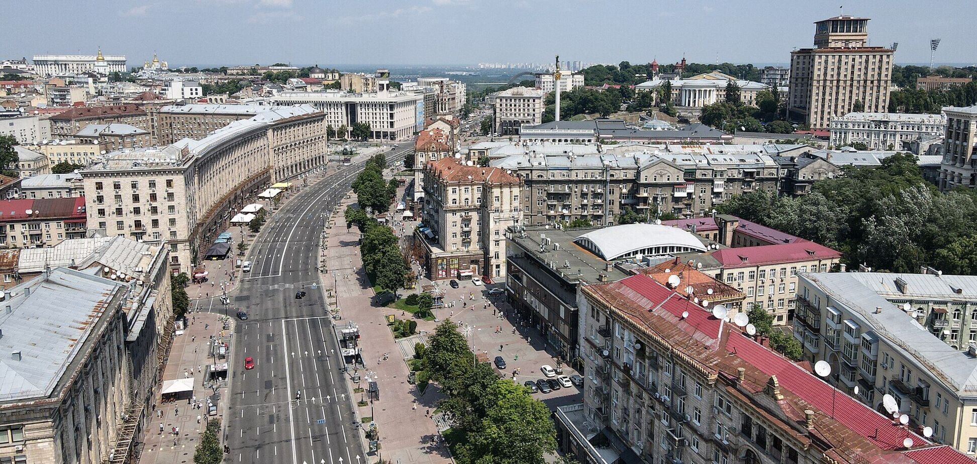 Палаци та будівлі з колонами: у мережі показали проєкт відновлення Хрещатика в Києві 1944 року. Фото